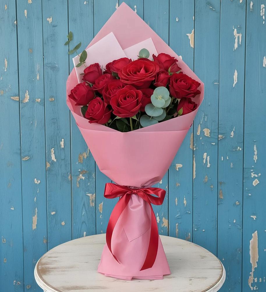 Букет цветов из: Розы в Курильске