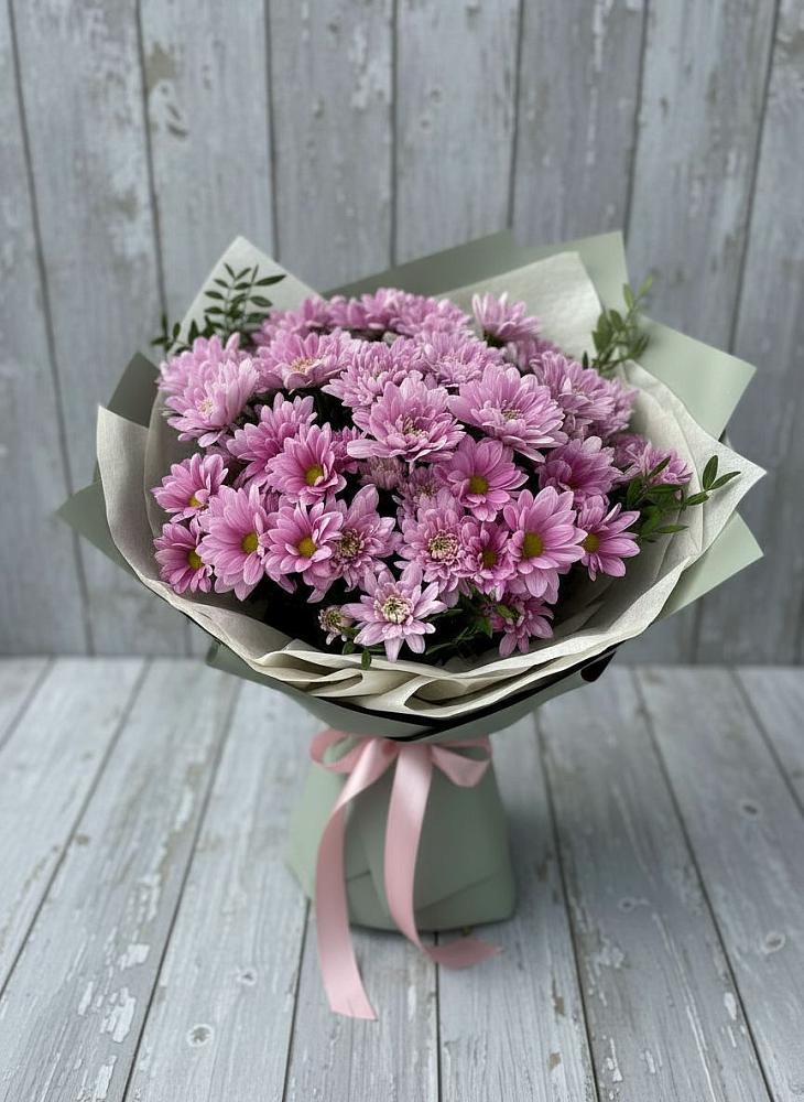 Букет цветов из: Хризантемы в Курильске
