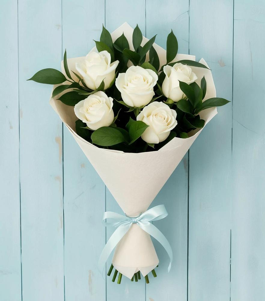 Букет цветов из: Розы в Курильске