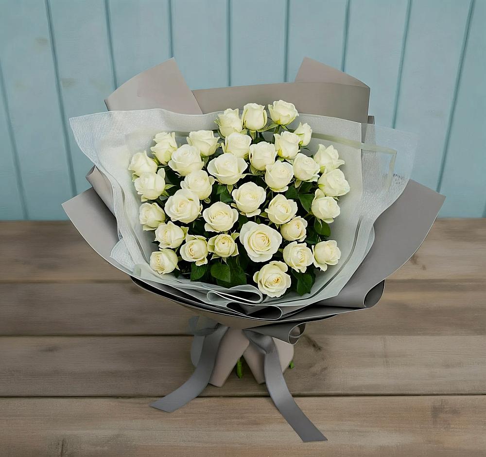 Букет Белоснежная нежность в Курильске