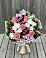 Букет цветов из: Альстромерии, Гвоздики, Розы и Хризантемы в Курильске