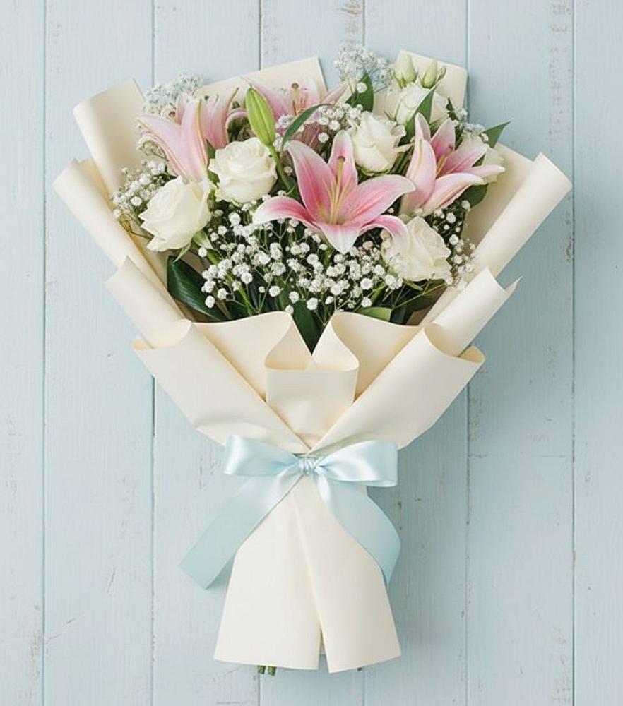 Букет цветов из: Лилии в Курильске