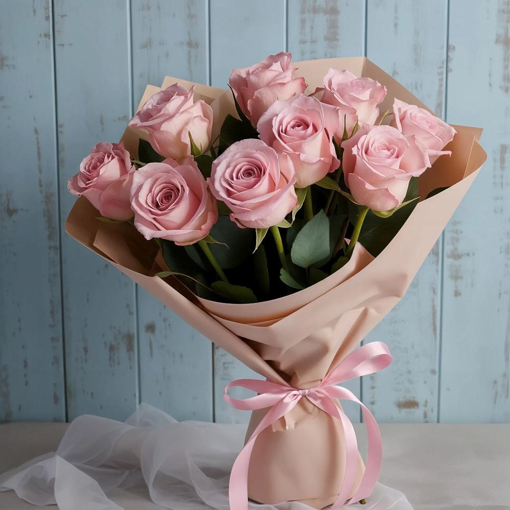 Букет цветов из: Розы в Курильске