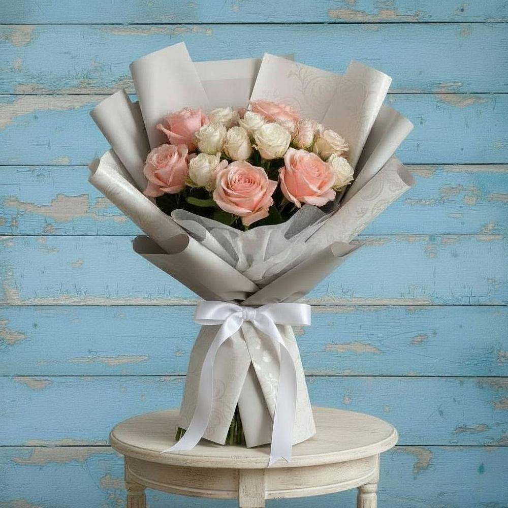 Букет цветов из: Розы в Курильске