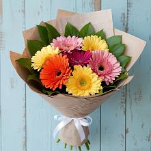 Букет цветов из:  Герберы #REPLACE_PRED# Курильске