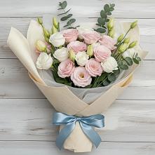 Букет цветов из:  Лизиантусы #REPLACE_PRED# Курильске