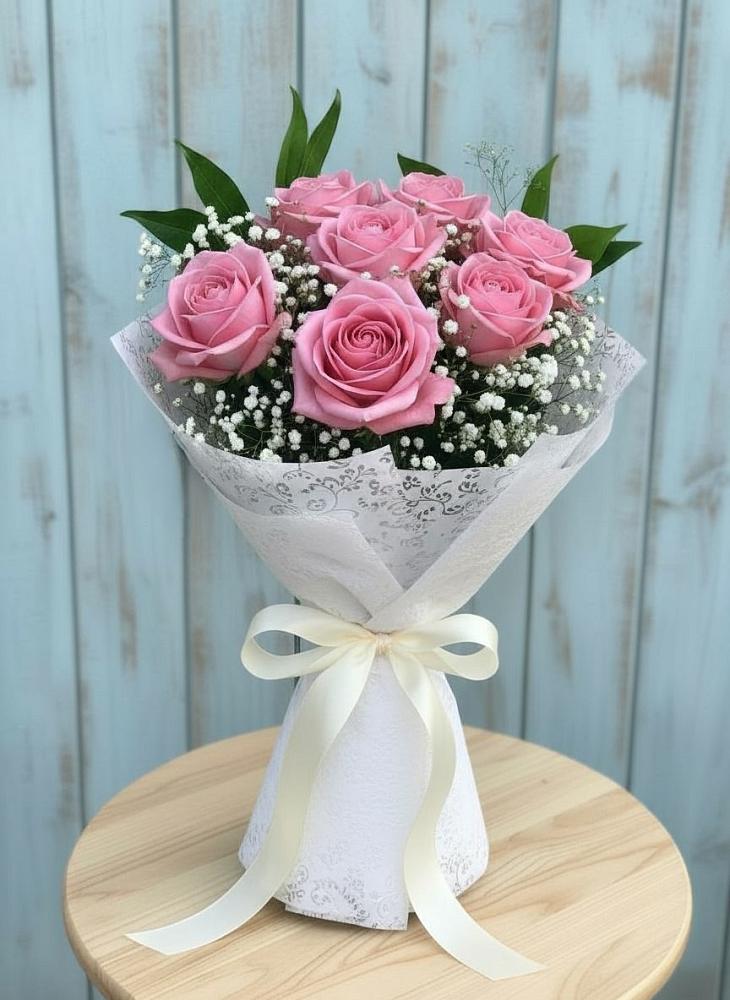 Букет цветов из: Розы в Курильске