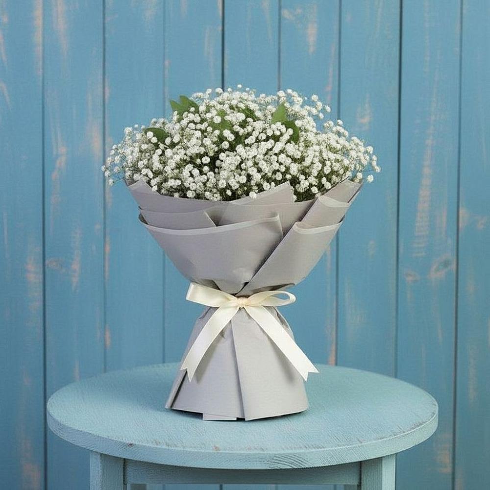 Букет цветов из: Гипсофила в Курильске