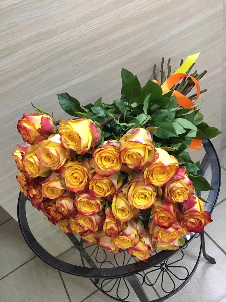 Букет Желтые розы в Курильске