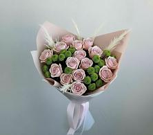 Букет цветов из:  Розы и Хризантемы в Курильске