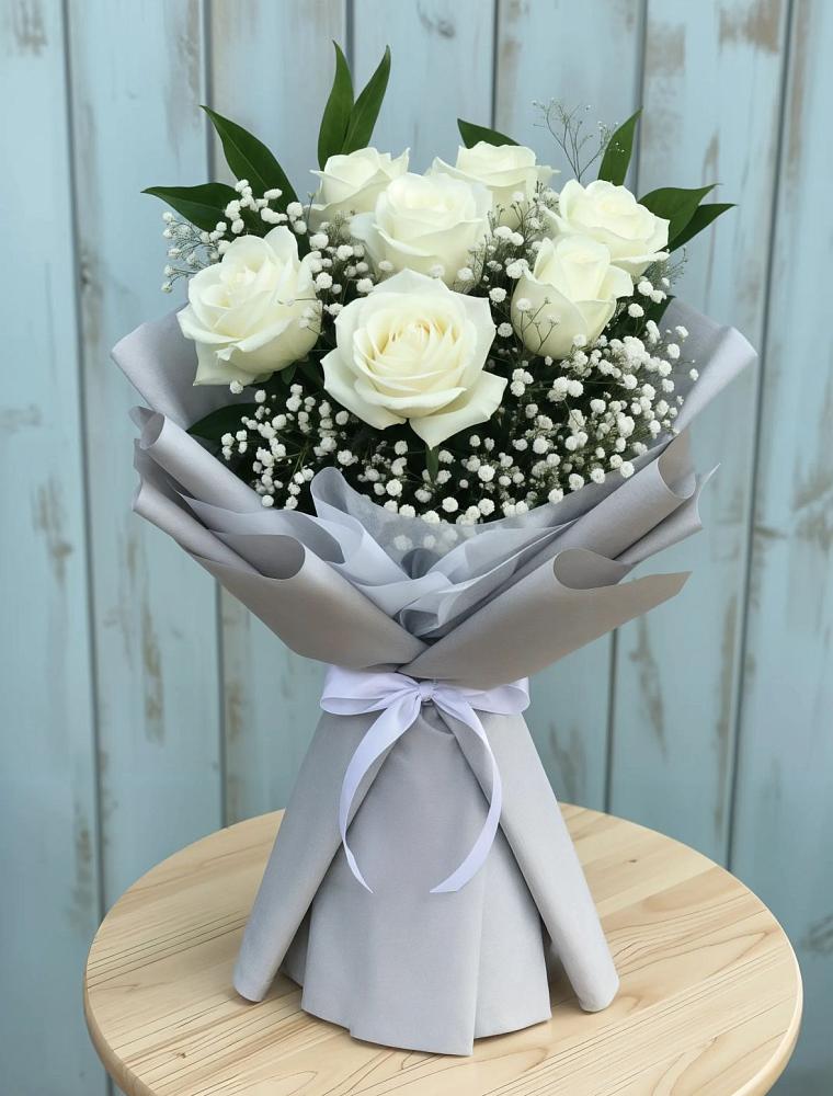 Букет цветов из: Розы в Курильске