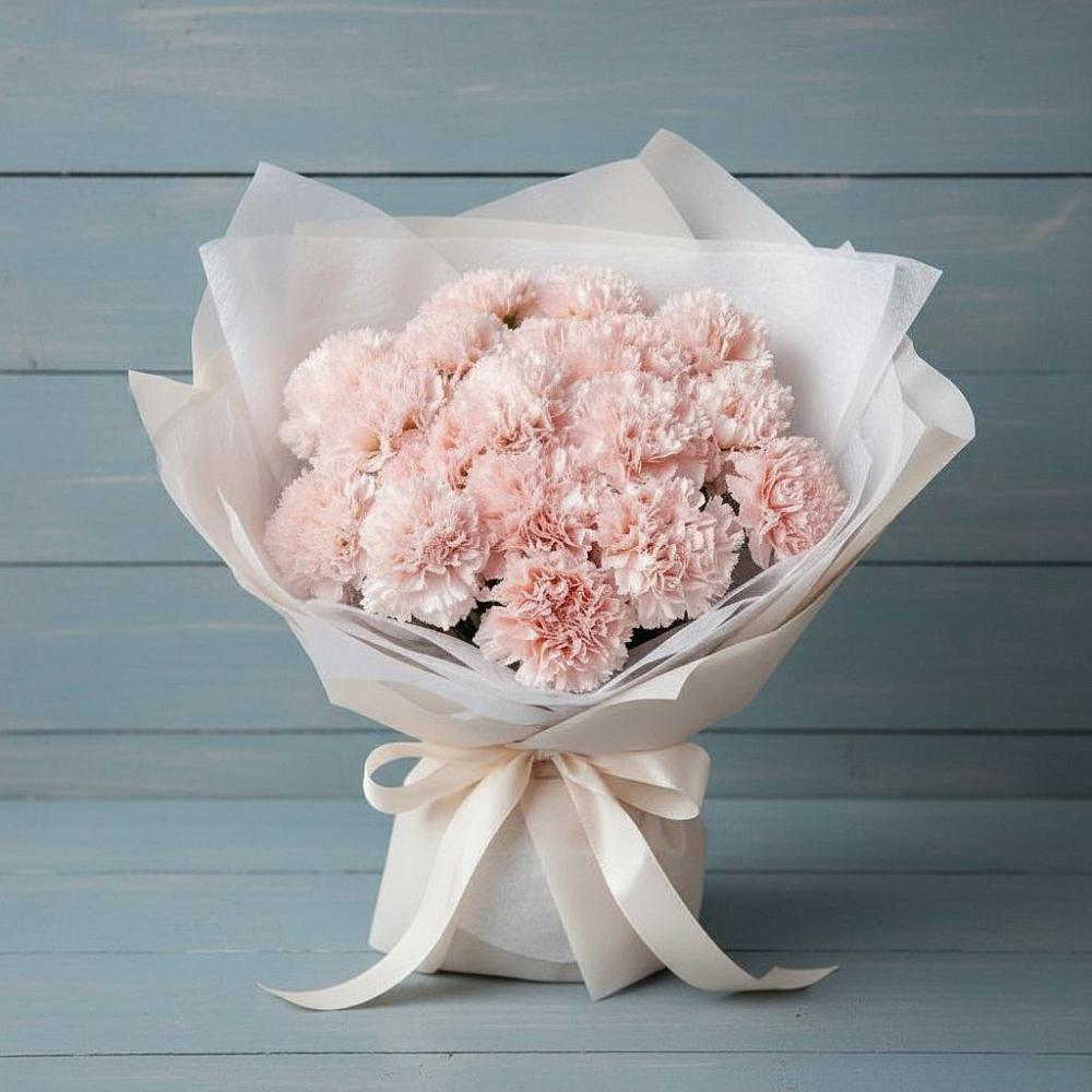 Букет цветов из: Гвоздики в Курильске