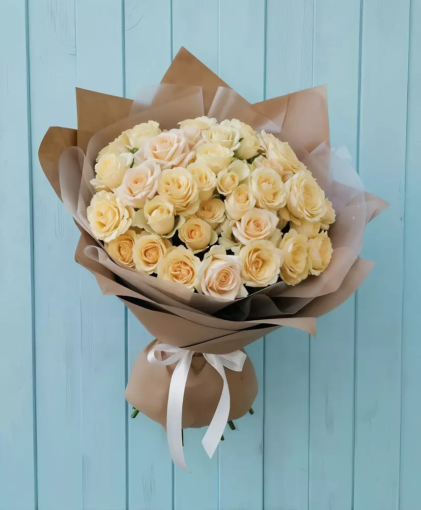 Букет Кремовое облако в Курильске
