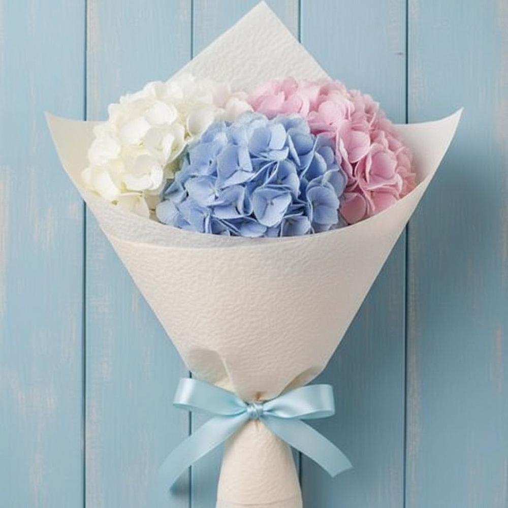 Букет цветов из: Гортензия в Курильске